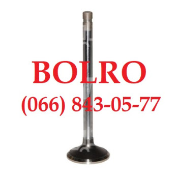 0001280350 ВИПУСКНИЙ КЛАПАН Ø43.00*9.40 L146.30 45° ДВИГУНІВ FORD BSD332 BSD333 678HTA GENESIS CPP675TA POWERSTAR 450 450T 675T 675TA 4.4 5.0T 7.5TI