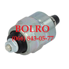 0001280370 СОЛЕНОЇД, ГЛУШИЛКА ПОДАЧІ ПАЛИВА ДВИГУНІВ JOHN DEERE 6068T 6076A 6076H 6081H 6081T 6090R НАВАНТАЖУВАЧІВ JD 644H 744E ТРАКТОРІВ JOHN DEERE 4555 4560 4755 4760 4955 4960 7610 7710 7810 8100 8110