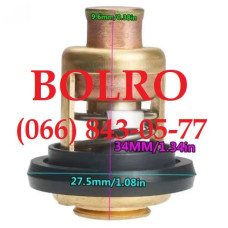 0001281167 ТЕРМОСТАТ ЧОВНОВИХ ДВИГУНІВ MERCURY 8HP 15HP 20HP 25HP 35HP 8 9.9 15 20 25 35 HP 8HP 9.9HP 15HP 20HP 25HP 35HP