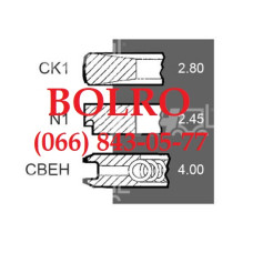 0001281898 ПОРШНЕВЫЕ КОЛЬЦА Ø104*2,8*2,45*4ММ ТРАКТОРОВ UMZ ЮМЗ UNIVERSAL FIAT STEYR 370 375 CASE JX 55 60 65 70 75 80 85 90 95 NEW HOLLAND TD5.100 TD5.110 TD5.65 TD5.75 TD5.80 TD5.90 ЭКСКАВАТОРОВ, ПОГРУЗЧИКОВ NH HITACHI FIATALLIS