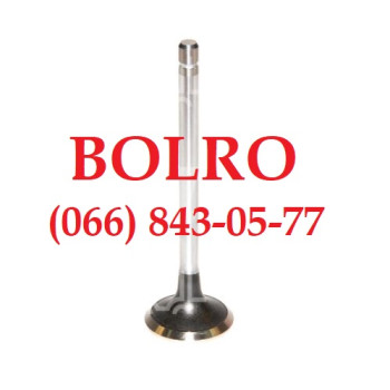 0001282080 ВИПУСКНИЙ КЛАПАН Ø37.50*8.00 L125.50 45° МОТОРІВ ТРАКТОРІВ CASE FIAT FORD NH STEYR НАВАНТАЖУВАЧІВ, ЕКСКАВАТОРІВ FIATALLIS HITACHI