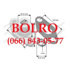 0001279154 АДАПТЕР ВОДЯНОЇ ПОМПИ ДВИГУНІВ FIAT AIFO IVECO 8025.01 8025.02 8035.01 8035.02 8035.04 8045.02 8045.04 8055.04 8065.02 8065.04 8065.24
