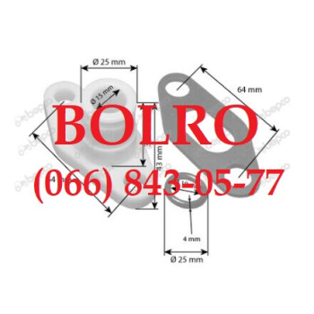 0001279154 АДАПТЕР ВОДЯНОЇ ПОМПИ ДВИГУНІВ FIAT AIFO IVECO 8025.01 8025.02 8035.01 8035.02 8035.04 8045.02 8045.04 8055.04 8065.02 8065.04 8065.24