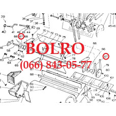 0001279310 ПІДШИПНИК ВЕНТИЛЯТОРА, ВІЯЛА КОМБАЙНІВ SAMPO 600-650+ MASSEY FERGUSON
