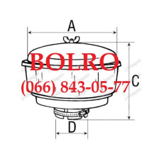 0001279557 ЦИКЛОН ДВИГУНІВ DEUTZ BF 4L 913 BF 4L 913 T BF 6L 912 F 4L 913 F 4L 912 F 6L 912 F 6L 913