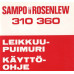 0001282541 МАНУАЛ ЗЕРНОЗБИРАЛЬНОГО КОМБАЙНУ SAMPO ROSENLEW 310 360 - ТЕХНІЧНА ДОКУМЕНТАЦІЯ SAMPO 310 360