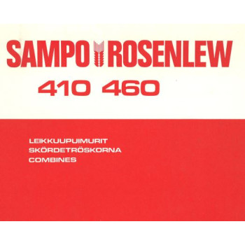 0001282576 КАТАЛОГ ЗАПЧАСТИН ЗЕРНОЗБИРАЛЬНОГО КОМБАЙНУ SAMPO ROSENLEW 410 460
