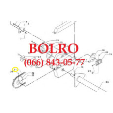 0001282615 ПРИВІДНИЙ ЛАНЦЮГ 15.875MM КОМБАЙНІВ MF DRONNINGBORG D4000 D4000S+