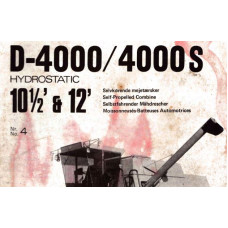 0001282623 КАТАЛОГ ЗАПЧАСТИН ЗЕРНОЗБИРАЛЬНИХ КОМБАЙНІВ DRONNINGBORG D4000 D4000S HYDROSTATIC