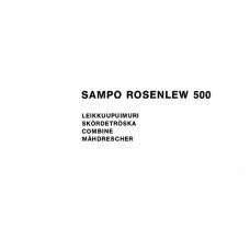 0001282641 КАТАЛОГ ЗАПЧАСТИН ЗЕРНОЗБИРАЛЬНИХ КОМБАЙНІВ SAMPO ROSENLEW 500