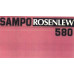 0001282642 МАНУАЛ КОМБАЙНІВ SAMPO ROSENLEW 580 - ТЕХНІЧНА ХАРАКТЕРИСТИКА SAMPO 580