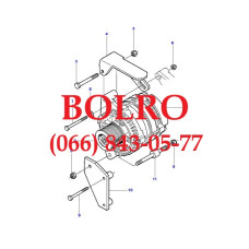 0001283580 ГЕНЕРАТОР ДВИГУНІВ VALMET 645 AGCO SISU POWER 645 ТРАКТОРІВ, КОМБАЙНІВ MASSEY FERGUSON SAMPO ROSENLEW FENDT VALTRA CASE NH JOHN DEERE