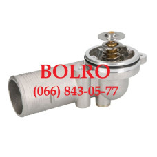 0001283649 ТЕРМОСТАТ З КОРПУСОМ ДВИГУНІВ PERKINS 1104D-44 1104D-44T 1104D-44TA ТРАКТОРІВ, НАВАНТАЖУВАЧІВ MF CLAAS RENAULT JCB TEREX HIDROMEK