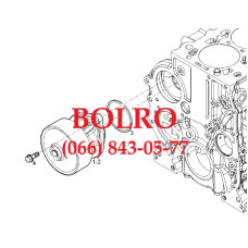 0001284151 ВОДЯНА ПОМПА ДВИГУНІВ FPT F5CE0405A*B001 F5CE0455A*B001 F5CE0485A*B001 F5CE5454B*A001 F5CE5454B*A002 F5CE5454B*A003 F5CE5454B*A004