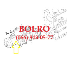 0001285312 ВОДЯНА ПОМПА, НАСОС ВОДИ ДВИГУНІВ FIAT AIFO IVECO 8061SI06.05/8061Si06.05