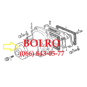 0001285322 ВОДЯНАЯ ПОМПА, НАСОС ВОДЫ МОТОРОВ AIFO FIAT IVECO 8041I06.55 0001285322 ВОДЯНАЯ ПОМПА, НАСОС ВОДЫ МОТОРОВ AIFO FIAT IVECO 8041I06.55
