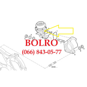 0001285342 НАСОС ПІДКАЧКИ ПАЛИВА ДВИГУНІВ AIFO FIAT IVECO 8035 0001285342 НАСОС ПІДКАЧКИ ПАЛИВА ДВИГУНІВ AIFO FIAT IVECO 8035
