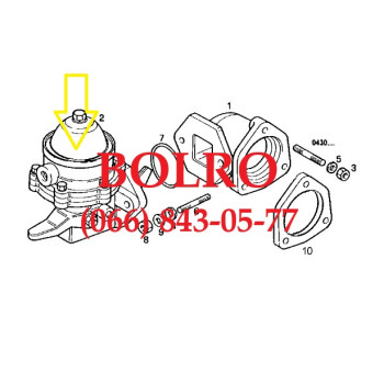 0001285345 НАСОС ПІДКАЧКИ ПАЛИВА ДВИГУНІВ AIFO FIAT IVECO 8045 8045.25 8045.25.850