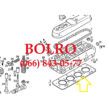 0001285346 ПРОКЛАДКА ГБЦ ДВИГУНІВ AIFO FIAT IVECO 8045 8045.25 8045.25.850 0001285346 ПРОКЛАДКА ГБЦ ДВИГУНІВ AIFO FIAT IVECO 8045 8045.25 8045.25.850