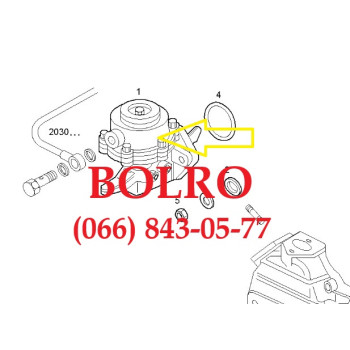 0001285354 НАСОС ПІДКАЧКИ ПАЛИВА ДВИГУНІВ AIFO FIAT IVECO 8065 8065.06.200/8065.25.200/8065.SE00.00A003