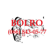 0001287353 РЕМІНЬ ПРИВОДУ ДИЗЕЛЬ-ЕЛЕКТРОДВИГУН РЕФРИЖЕРАТОРІВ THERMO KING SLX 200 SLX200 SLX-200 SLX 300 SLX300 SLX-300