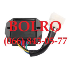 0001287554 РЕЛЕ-РЕГУЛЯТОР НАПРУГИ ДВИГУНІВ KUBOTA D750, D850, D950, D722, D1005, D1105, V1100, V1200 YANMAR F14, F15, F16,  YM122, YM126, YM140, YM142, YM146, YM147, YM180, YM186, YM187, YM220, YM226
