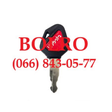 0001287618 КЛЮЧ ЗАМКА ЗАПАЛЮВАННЯ ТРАКТОРІВ, НАВАНТАЖУВАЧІВ, ЕКСКАВАТОРІВ KUBOTA KX121-3 KX161-3 KX41-3 KX71-3 KX91-3 U15 U17 U25S U35 L39 L45 L47 L48