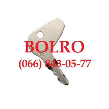 0001287619 КЛЮЧ ЗАМКА ЗАПАЛЮВАННЯ ТРАКТОРІВ KUBOTA L2950 L3250 L3300 L3350 L3408 L3430 L3450 L3600 L3650 L3750 L4150 L4200 L4350 L4850 L5450