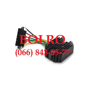 0001287830 РЕЛЕ РЕГУЛЯТОР НАПРУГИ, РЕЛЕ ЗАРЯДКИ ДВИГУНІВ KOMATSU YANMAR L40, L48, L60, L70, L75, L90, L100, L48N-S, 2TNV70, 3TNE68, 3TNE74, 3TNM68, 3TNV70, 3TNV74, 3TNV76, 3TNV80, 3TNV88, 4TNV98