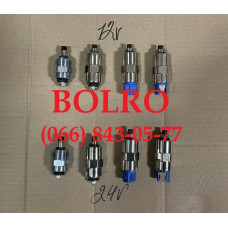 0001287942A СОЛЕНОЇД, КЛАПАН ЗУПИНКИ ПАЛИВА ПНВТ ДВИГУНІВ DEMAG AC25 AC35 DEVELON DX140W DX160W DIECI DRESSTA TD-7R TD-8R DYNAPAC CC800 CC900 FARESIN 6.26 7.30 HAULOTTE HA16 HA20 FUCHS MHL320 MHL331