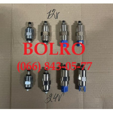 0001287955 СОЛЕНОЇД, КЛАПАН ЗУПИНКИ ПАЛИВА ПНВТ AEBI AICHI AIRMAN AUSA AVANT CHENGONG DESTA EUROCOMACH FOTON GIANT HANGCHA HANIX HELI HOLDER JLG KAISER LOCUST LONKING MENZI SAKAI SEM XGMA