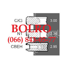 0001287967 ПОРШНЕВІ КІЛЬЦЯ Ø111.76*2,37*3*3,2ММ ДВИГУНІВ FORD POWERSTAR 675TA 675TA/FA GENESIS 7.5L ТРАКТОРІВ NEW HOLLAND CASE