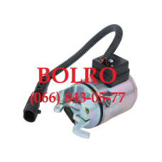 0001288162 СОЛЕНОЇД 12V, КЛАПАН ЗУПИНКИ ПАЛИВА ДВИГУНІВ DEUTZ F3L1011 F4L1011 1011 2011 НАВАНТАЖУВАЧІВ KRAMER LINDE H20 H25 H30 H35 H40 H45 ATLAS TEREX КАТКІВ HAMM HD10 BOMAG BW141 BW151 BW177 BW213 HD12 HD13