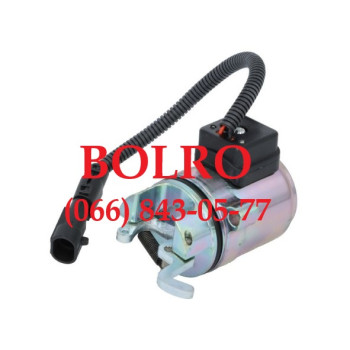 0001288162 СОЛЕНОЇД 12V, КЛАПАН ЗУПИНКИ ПАЛИВА ДВИГУНІВ DEUTZ F3L1011 F4L1011 1011 2011 НАВАНТАЖУВАЧІВ KRAMER LINDE H20 H25 H30 H35 H40 H45 ATLAS TEREX КАТКІВ HAMM HD10 BOMAG BW141 BW151 BW177 BW213 HD12 HD13